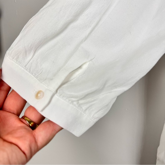 Soft Surroundings Cassowary Embroidered Babydoll Tunic Builtin Tank White Lg NWT - Picture 11 of 11